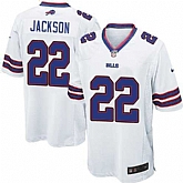 Nike Men & Women & Youth Bills #22 Jackson White Team Color Game Jersey,baseball caps,new era cap wholesale,wholesale hats